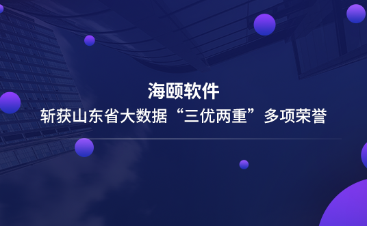 南宫NG28软件斩获山东省大数据“三优两沉”多项荣誉